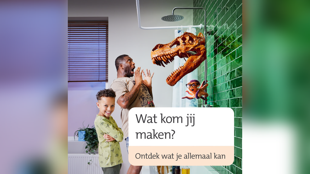 Halloween in de maakplaats van Bibliotheek Heiloo! in Heiloo